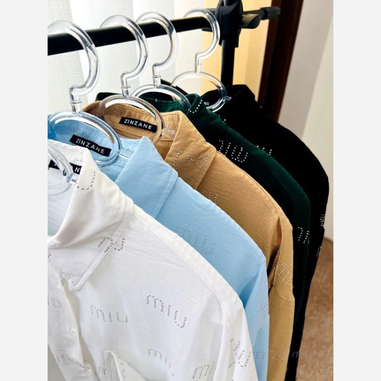 ست شومیز و شلوار زنانه خارجی نگین دار
