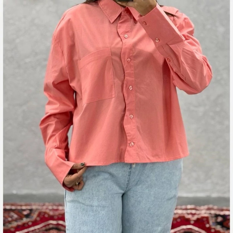 شومیز زنانه خارجی کوتاه